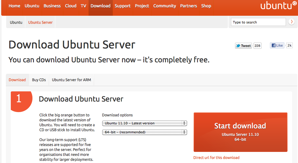 Загрузка образа установочного диска ОС Linux