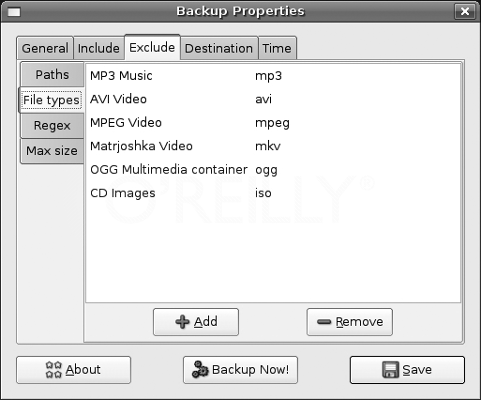 Ubuntu Hacks. Указываем директории, для которых нужны резервные копии