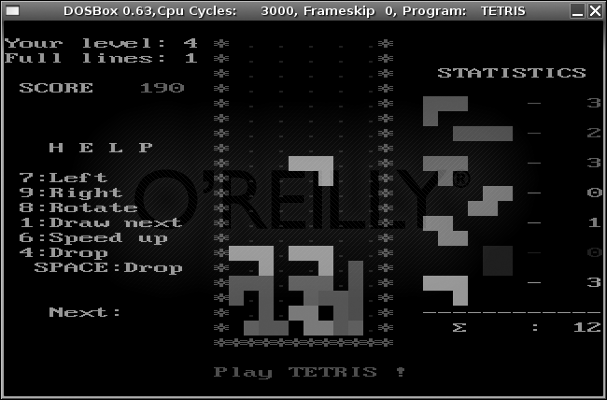 Ubuntu Hacks. Запускаем Tetris с помощью DOSBox