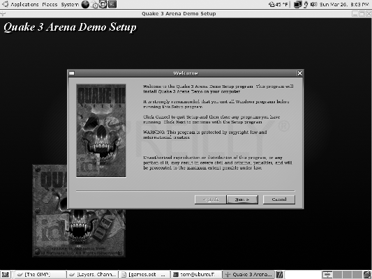 Ubuntu Hacks. Устанавливаем Quake III