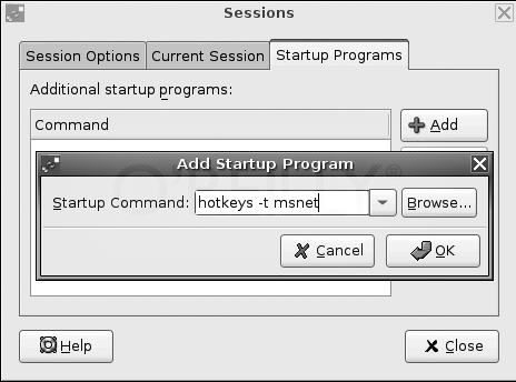 Добавляем Hotkeys в список программ Startup Programs