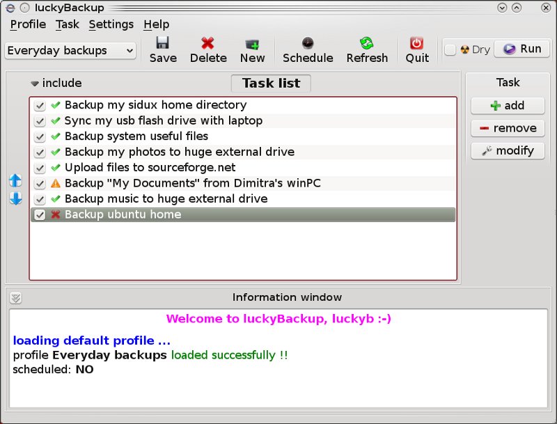 luckyBackup