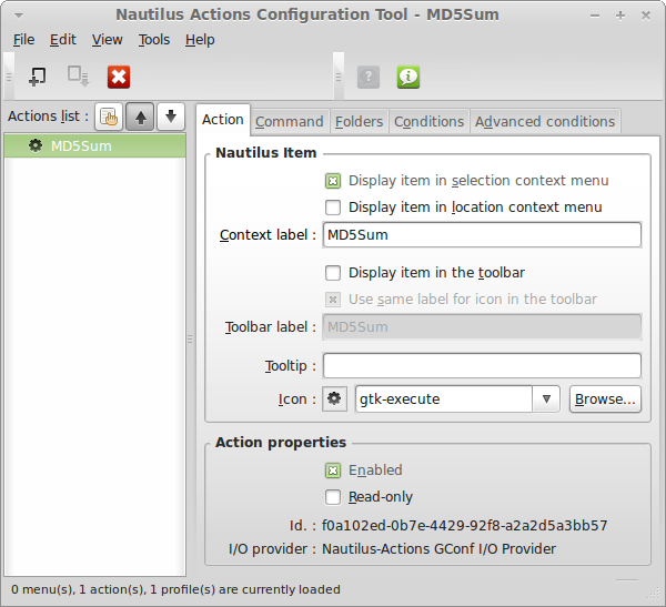 расширения Nautilus в Linux Mint