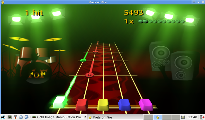 Игры для Linux: Frets on Fire X