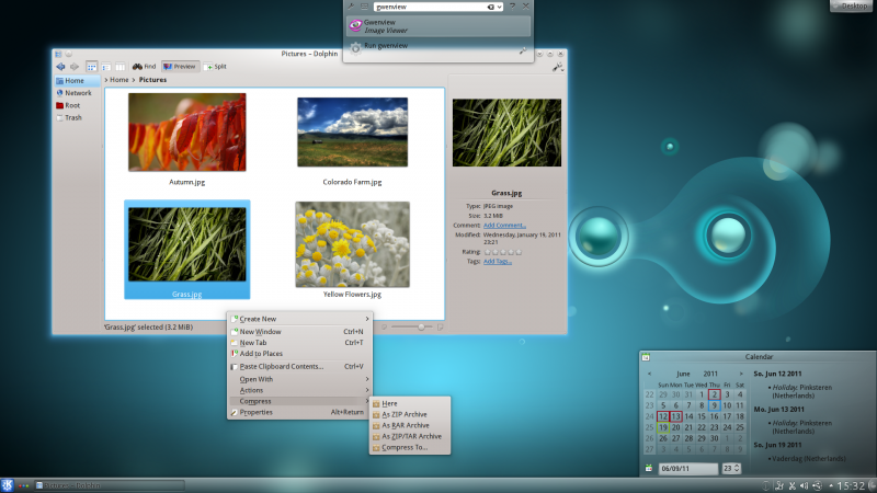 Рабочий стол KDE