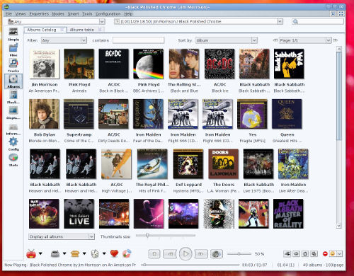 Вкладка альбомы