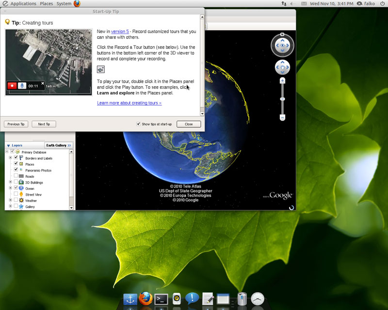 Google Earth, снимок 1