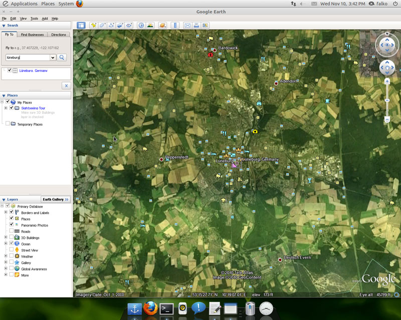 Google Earth, снимок 3