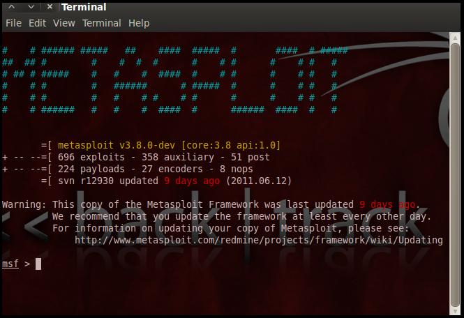 Metasploit_msfconsole Figure 2