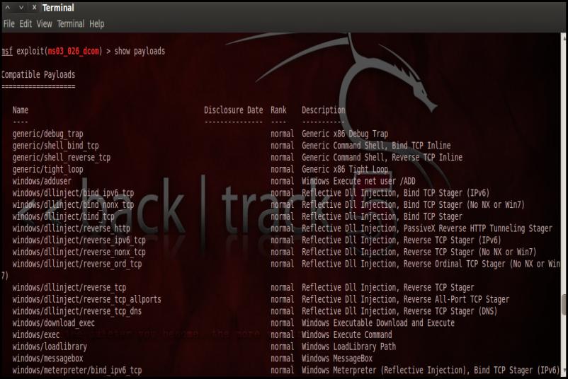 show payloads Figure6