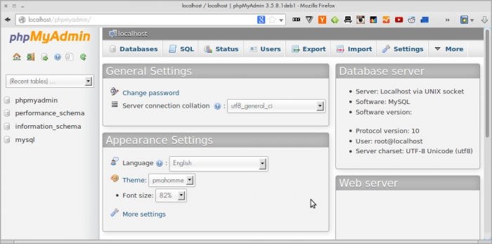 PhpMyAdmin PhpMyAdmin