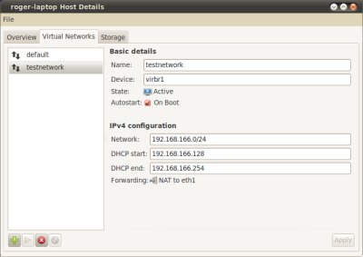 Управление сетью в KVM