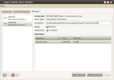 Управление носителями в KVM