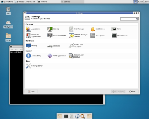 Десктоп Xfce