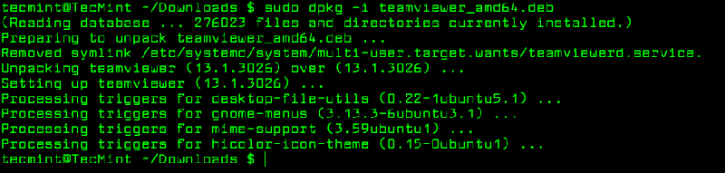 Установка локального пакета в Ubuntu